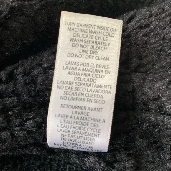 SPLENDID Black Teddy Jacket size medium - Picture 8 of 8